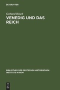 Cover: Venedig und das Reich - De Gruyter