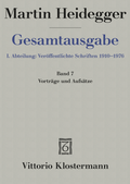 Cover: Vortr&auml;ge und Aufs&auml;tze (1936-1953) - Vittorio Klostermann Verlag