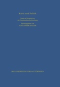 Cover: Kurie und Politik - De Gruyter