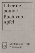 Cover: Liber de Pomo - Buch vom Apfel - Vittorio Klostermann Verlag