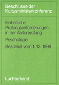 Abbildung von: Einheitliche Prüfungsanforderungen in der Abiturprüfung / Einheitliche Prüfungsanforderungen in der Abiturprüfung - Luchterhand