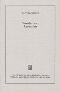 Enlarge image Cover: Verstehen und Rationalität - Vittorio Klostermann Verlag