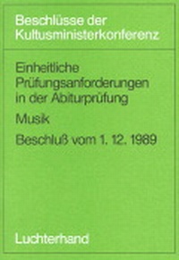 Abbildung von: Einheitliche Prüfungsanforderungen in der Abiturprüfung / Einheitliche Prüfungsanforderungen in der Abiturprüfung - Luchterhand