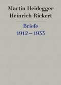 Cover: Briefe 1912 bis 1933 und andere Dokumente - Vittorio Klostermann Verlag
