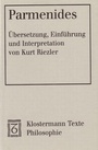 Cover: Parmenides - Vittorio Klostermann Verlag