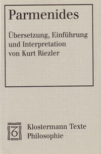 Enlarge image Cover: Parmenides - Vittorio Klostermann Verlag