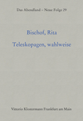 Cover: Teleskopagen, wahlweise - Vittorio Klostermann Verlag