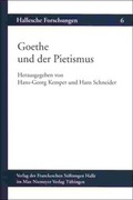 Cover: Goethe und der Pietismus - Max Niemeyer Verlag