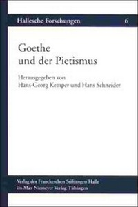 Enlarge image Cover: Goethe und der Pietismus - Max Niemeyer Verlag