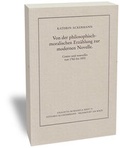 Cover: Von der philosophisch-moralischen Erz&auml;hlung zur modernen Novelle - Vittorio Klostermann Verlag