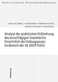 Bild: Analyse der praktischen Vollziehung des einschlägigen Sozialrechts hinsichtlich der Vollzugspraxis im Bereich der §§ 500 ff ASVG - Oldenbourg Wissenschaftsverlag