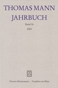 Cover: Thomas Mann Jahrbuch - Vittorio Klostermann Verlag