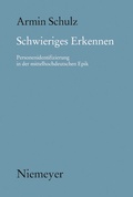 Cover: Schwieriges Erkennen - De Gruyter