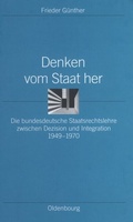 Cover: Denken vom Staat her - De Gruyter Oldenbourg