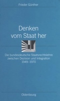 Cover: Denken vom Staat her - De Gruyter Oldenbourg