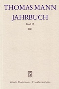 Cover: Thomas Mann Jahrbuch - Vittorio Klostermann Verlag
