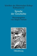 Cover: Sprache der Geschichte - De Gruyter Oldenbourg