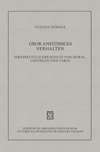 Abbildung von: Grob anstössiges Verhalten - Vittorio Klostermann Verlag