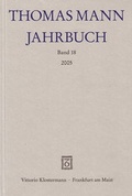 Cover: Thomas Mann Jahrbuch - Vittorio Klostermann Verlag