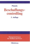 Cover: Beschaffungscontrolling - De Gruyter Oldenbourg