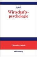 Cover: Wirtschaftspsychologie - De Gruyter Oldenbourg