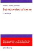 Cover: Betriebswirtschaftslehre - De Gruyter Oldenbourg