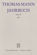 Cover: Thomas Mann Jahrbuch - Vittorio Klostermann Verlag