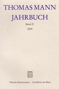 Cover: Thomas Mann Jahrbuch - Vittorio Klostermann Verlag