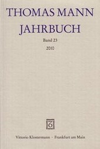 Abbildung von: Thomas Mann Jahrbuch - Vittorio Klostermann Verlag