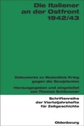 Cover: Die Italiener an der Ostfront 1942/43 - De Gruyter Oldenbourg