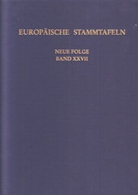 Abbildung von: Europäische Stammtafeln. Neue Folge - Vittorio Klostermann Verlag