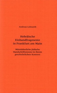 Abbildung von: Hebräische Einbandfragmente in Frankfurt am Main - Vittorio Klostermann Verlag