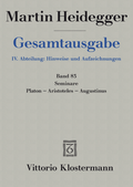 Cover: Seminare. Platon - Aristoteles - Augustinus - Vittorio Klostermann Verlag