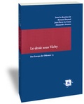 Cover: Le droit sous Vichy - Vittorio Klostermann Verlag