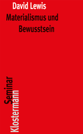 Cover: Materialismus und Bewusstsein - Vittorio Klostermann Verlag