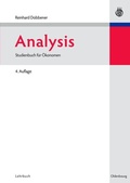 Cover: Analysis - De Gruyter Oldenbourg