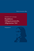Cover: Pandekten. Obligationenrecht, Allgemeiner Teil - Vittorio Klostermann Verlag