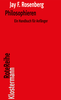 Cover: Philosophieren - Vittorio Klostermann Verlag