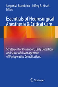 Abbildung von: Essentials of Neurosurgical Anesthesia & Critical Care - Springer