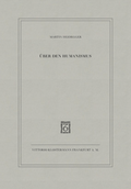 Bild: &Uuml;ber den Humanismus - Vittorio Klostermann Verlag