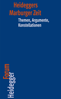 Cover: Heideggers Marburger Zeit - Vittorio Klostermann Verlag