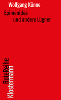 Cover: Epimenides und andere L&uuml;gner - Vittorio Klostermann Verlag