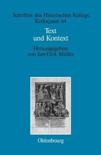 Enlarge image Cover: Text und Kontext - De Gruyter Oldenbourg