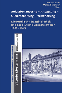 Abbildung von: Selbstbehauptung - Anpassung - Gleichschaltung - Verstrickung - Vittorio Klostermann Verlag