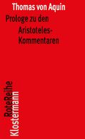 Cover: Prologe zu den Aristoteles-Kommentaren - Vittorio Klostermann Verlag