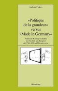 Cover: "Politique de la grandeur" versus "Made in Germany" - De Gruyter