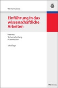 Cover: Einf&uuml;hrung in das wissenschaftliche Arbeiten - Oldenbourg Wissenschaftsverlag