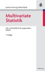 Cover: Multivariate Statistik - De Gruyter Oldenbourg