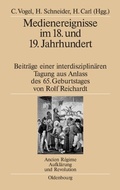 Cover: Medienereignisse im 18. und 19. Jahrhundert - De Gruyter Oldenbourg
