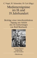 Cover: Medienereignisse im 18. und 19. Jahrhundert - De Gruyter Oldenbourg
